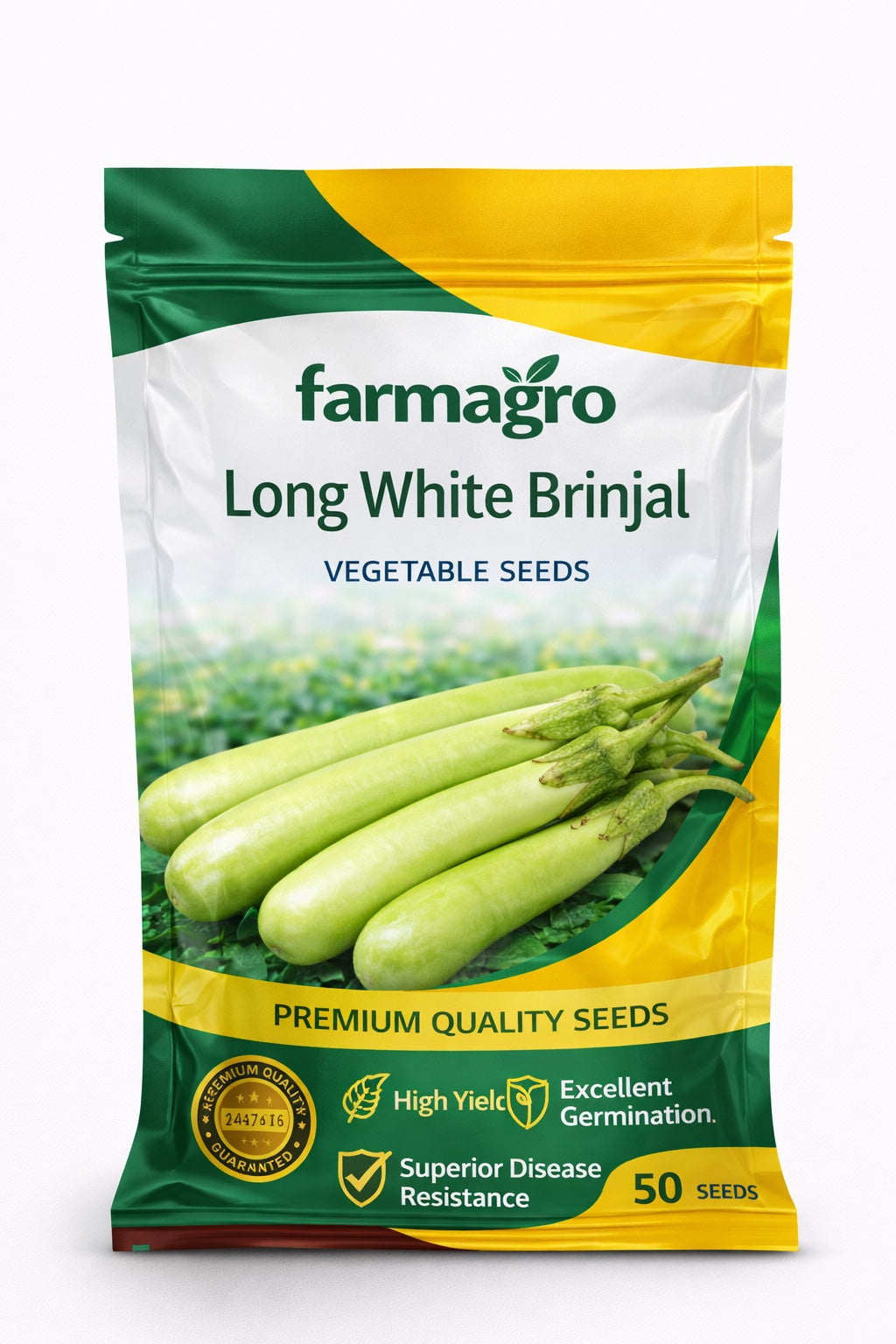 Long White Brinjal – Vegetable Seeds